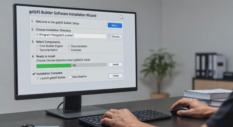 how to install gdtj45 builder software